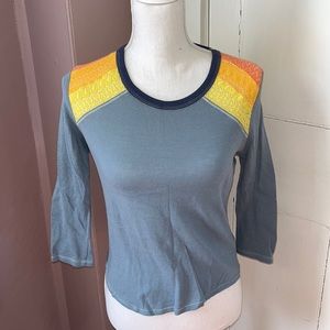 We The Free color block shirt